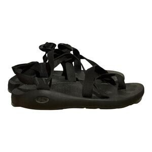 Chaco Black Adjustable Strap Sandals Men's Size 11 Hiking Outdoor Sports Beach